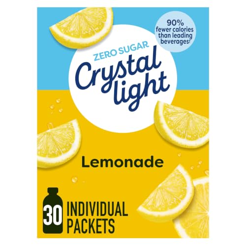 Image of Crystal Light Drink Mix - Lemonade Special, 4 Count (Variety Pack) | Lemonade & Raspberry Lemonade (2 Count Ea.) , On The Go Variety Pack
