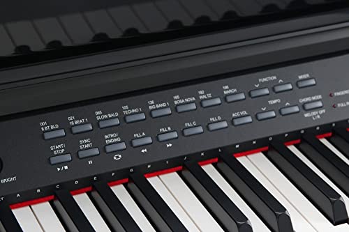 Classic Cantabile DP-A 410 Piano Numérique – 88 touches clavier électronique – Synthetiseur avec USB-MIDI, 600 voix, 128… - Les Beatles, Paul McCartney, John Lennon, RIngo Starr, George Harrison Classic Cantabile DP-A 410 Piano Numérique - 88 touches clavier électronique - Synthetiseur avec USB-MIDI, 600 voix, 128… – Image 5