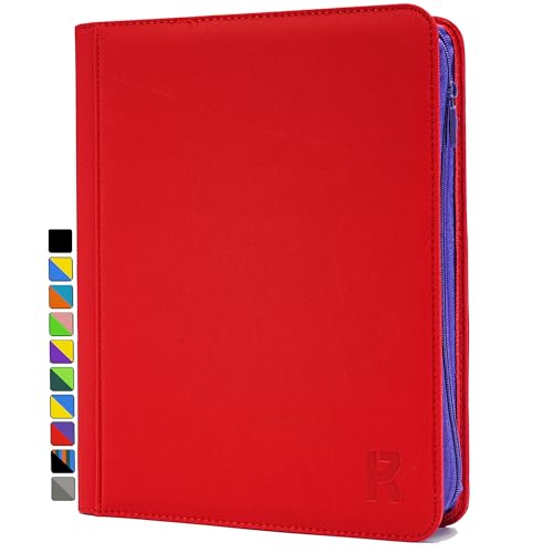Classeur zippé à 16 poches TD-Tec violet pour 1000 cartes MTG