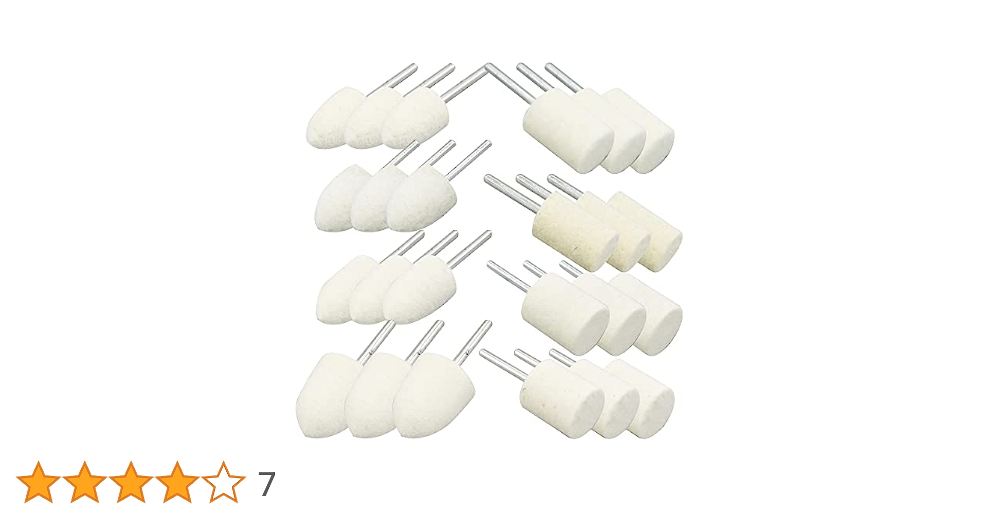 フェルトバフ Amazon | QZATACAEN フェルトバフ研磨ホイール 5枚入 フェルト