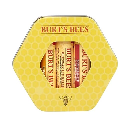 Burt's Bees Set De Regalo Hidratante De Tres Latas Burt'S Bees Con 1 Blsamo Labial Con Cera De Abejas Con Vitamina E Y Menta 90 g