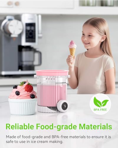 Image of 4 Pack for Ninja Creami Swirl Pints and Lids Compatible with Ninja NC700 Series, NC701, NC701C, Creami Containers for Swirl Ice Cream & Soft Serve Makers, BPA-Free, Dishwasher Safe, colorful