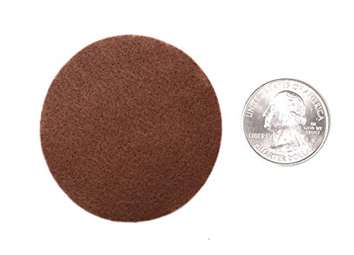 Image of Playfully Ever After Cocoa Brown Craft Felt Circles (2 Inch - 44pc)
