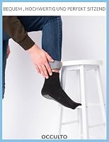 Occulto Herren Stoppersocken 2er Pack, 4er Pack (Modell: Andi) 4 Paar - Schwarz Navy 43-46 – Ansicht 4