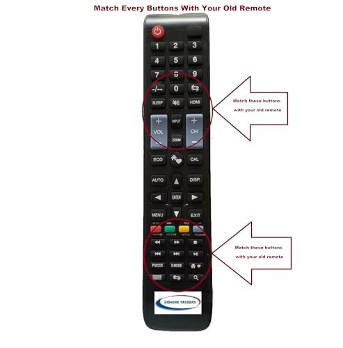 Image of Remote Control Compatible with eAirtec, Takai, Sony, Leema, Clarion, Santonics, Challenger Smart Led TV (If Your Old Remote is Exactly Same Then it Will Work)