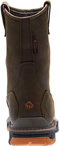 Wolverine mens Overpass 10" Composite-toe Wellington Boot, Brown, 8 US | Image 6