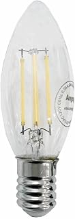 Anyray 1-LED Bulb 6-Watt E17 Intermediate Base Candle Light (40-Watt 50-Watt and 60W Replacement) Dimmable (Cool White)