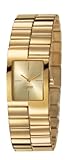 Art der Mineral: Glas ES106082003 Esprit Damen-Armbanduhr Alyce Quarz analog Armband Edelstahl vergoldet