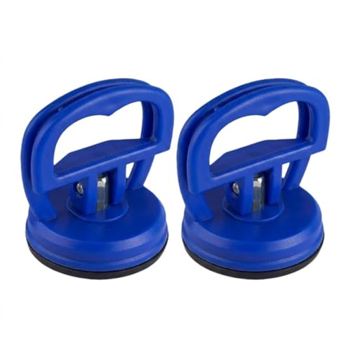 Image of 2PCS Car Dent Puller Kit Handle Lifter, Car Dent Puller Remover Tool, Powerful Suction Cup for Car Dent Repair, Glass and Tiles Lifting, and Objects Moving, Suitable for Most Car Models (Blue)