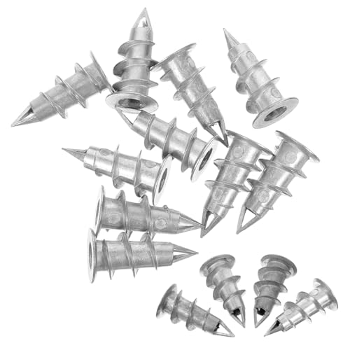 MUCKLILY 100pezzi Tasselli Per Cartongesso Autoperforanti Tasselli Per Muro Per Impieghi Gravosi Viti Di Ancoraggio Per Mobili Senza Viti Per Fissaggio Parete