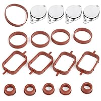 FanPaYY Kit De Joints Sur Collecteur D'admission (20 Pièces) Pour BMW E70 E53 E72 E71 E81 E87 E88 E82 E90 E91 E92 E93 E60 E61 E63 E64 E46 11612246945 11612246949 13547792098