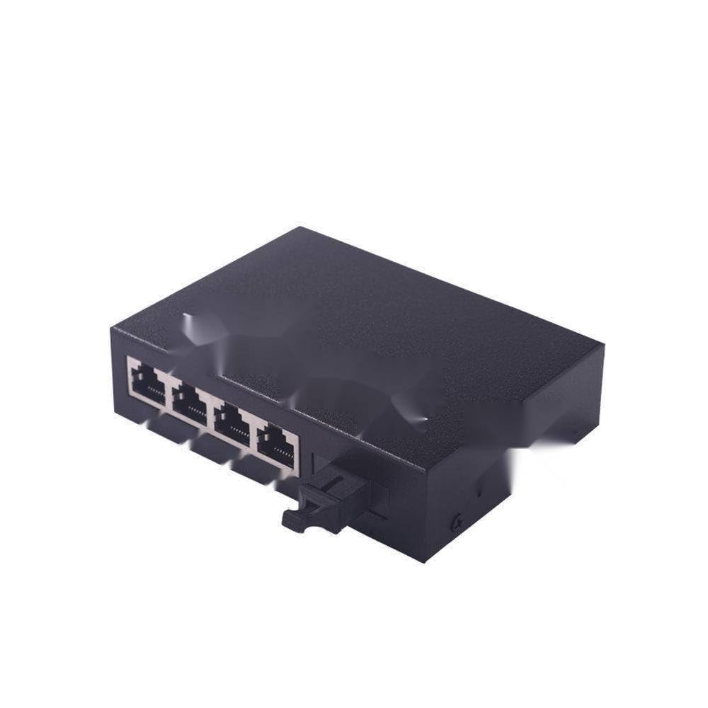 1 coppia 4 canali monomodale convertitore fibra singola ricetrasmettitore ottico 4 porte Ethernet RJ-45 1 SC 10/100M Network Modem