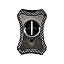 Gunmetal and Silver Carbon Fiber\