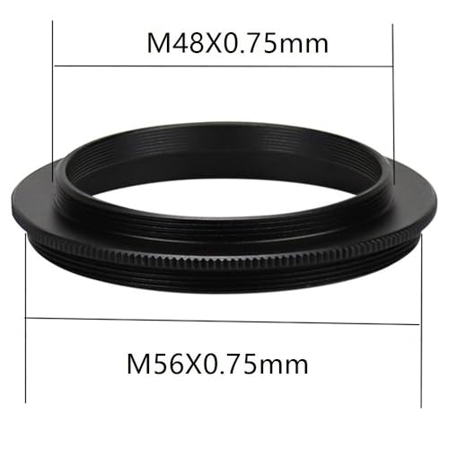 Anillo adaptador de montaje para telescopio con rosca M48 X M56 3