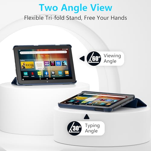 Lainergie Case for 8in Tablet with Auto Wake/Sleep, Ocean Blue by Lainergie - Image 2