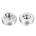 uxcell Self -Clinching Nuts,#4-40 x 0.12-Inch Stainless Steel Rivet Nut Round Head Steel Metal Sheet Mounting Hardware Fastener 100pcs
