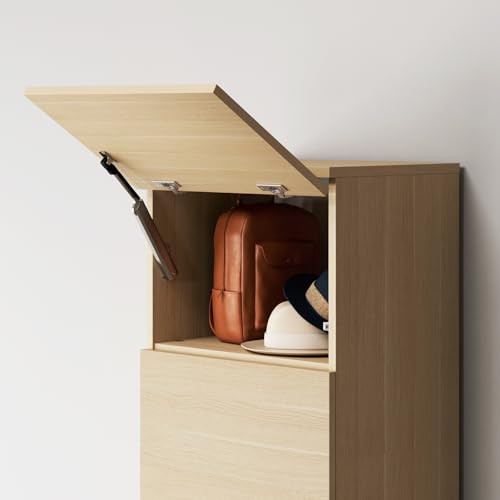 SMARTBett Zestaw łóżka w szafie M1 160 x 200 + 2 szafki dąb Kaiserberg