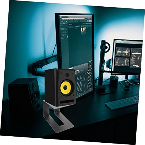 Soporte para altavoces de computadora SHOWERORO elevador de estantería metálico para mesa 6