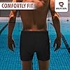 Repton Men's Swim Trunks | Quick-Dry Mens Board Shorts for Surfing, Swimming, Beach, Gym | Stretchy, Breathable Swimwear with Drawstring - XS to 3XL Black #1