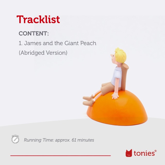 Amazon.com: Tonies James and the Giant Peach Audio Toy Figurine
