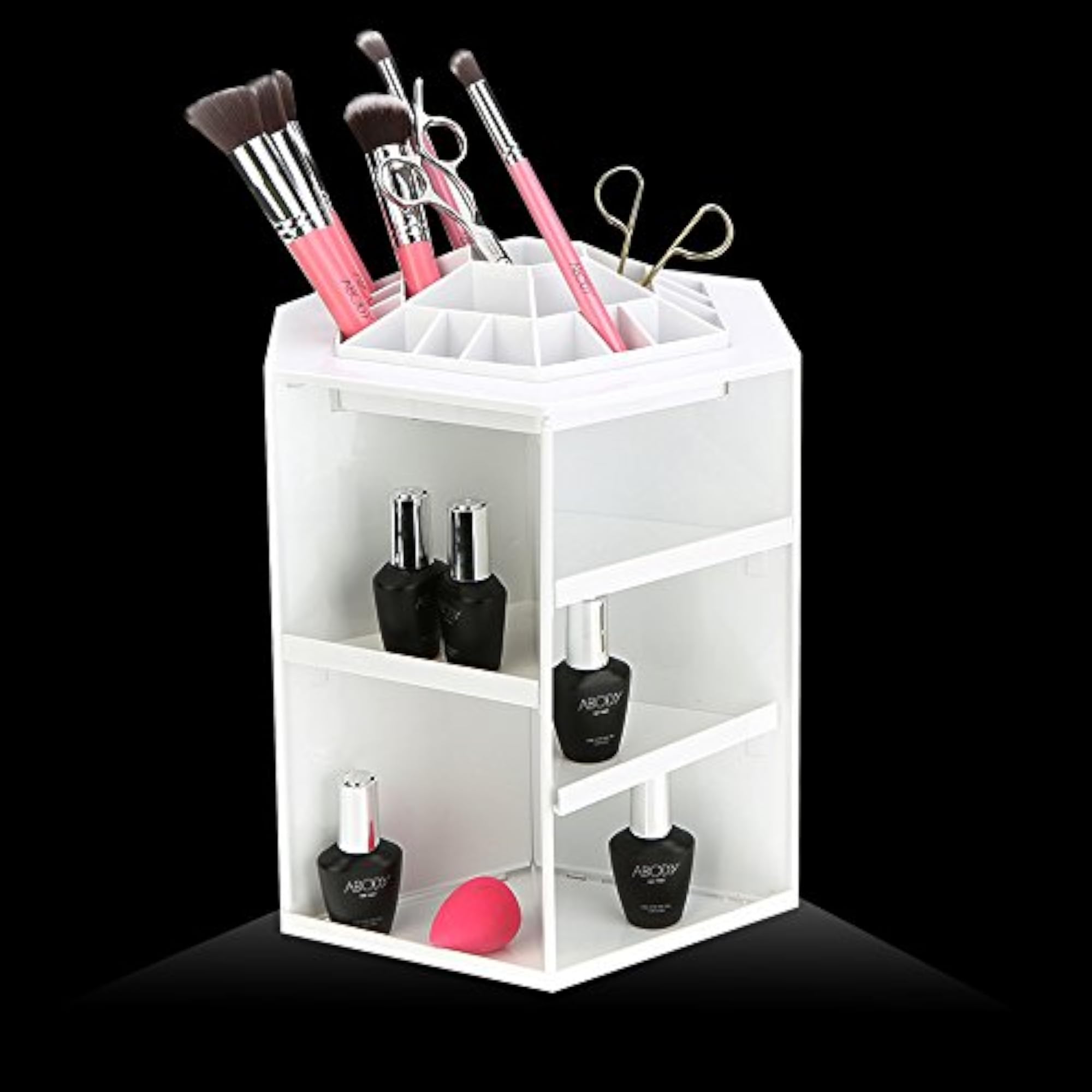 360 Degree Rotatable Cosmetic Organizer for Makeup