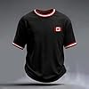 Men's Casual Graphic T-Shirt with Print for Men Ideal Short Sleeve Shirt for Everyday Comfort in Spring and Winter, black, 3XL #1