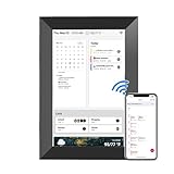 12.4 Inch Digital Calendar, IPS HD Touchscreen Smart Planner with Wall & Desk Moun, Auto-Rotate, Share Schedules Organization Instantly from app