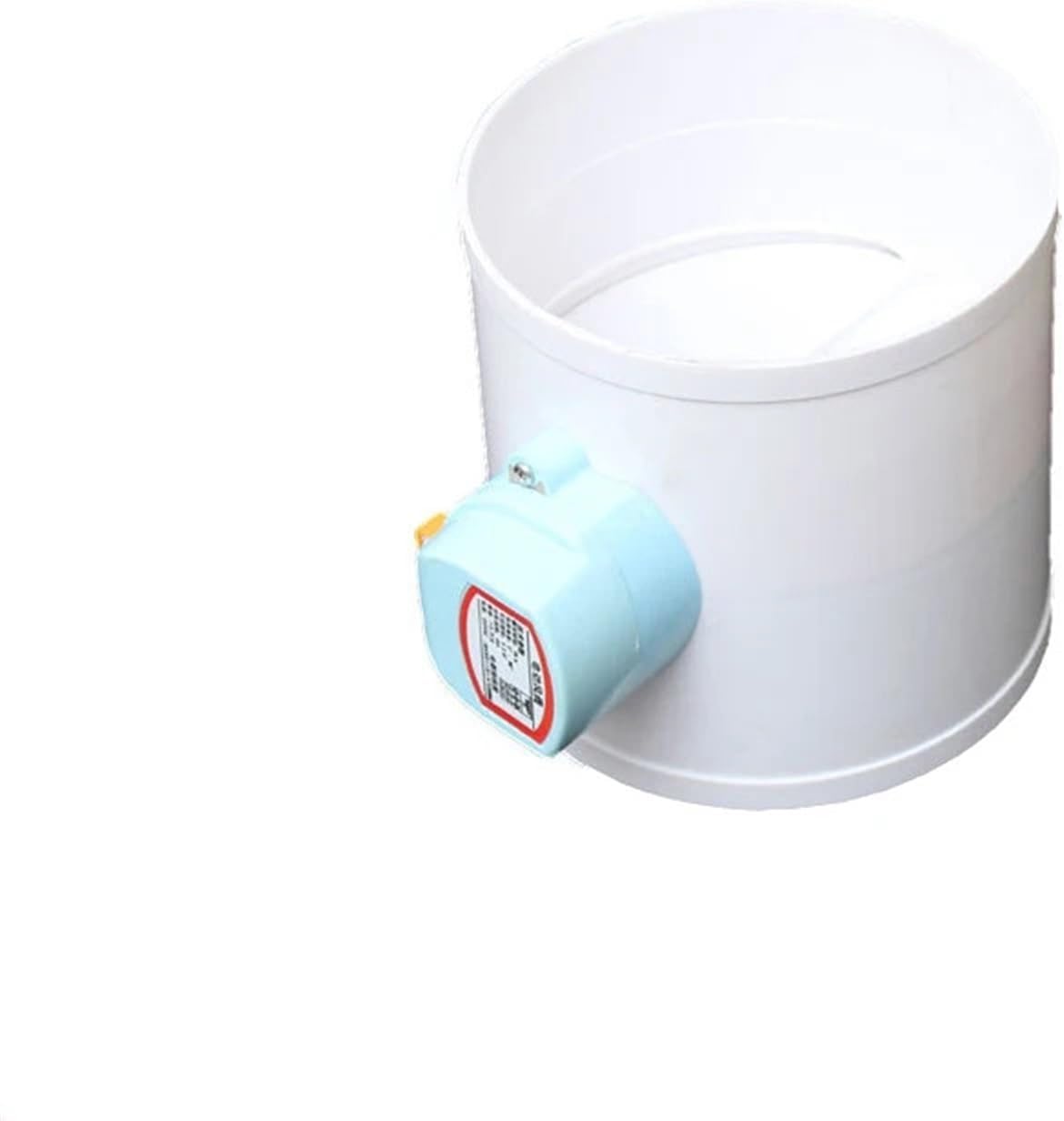 PVC Pipe Air Volume Control Valve 75mm 110mm 160mm 200mm Electric Damper Check Valve For Ventilation Pipe 220V 12V 24V(160mm,12VDC)