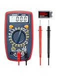 AstroAI Digital Multimeter Voltmeter Ohmmeter Ammeter Multi Tester Meter with Backlit LCD Electronic Test Meter Measures Voltage, Current, Resistance; Tests Continuity, Diode（Blue）