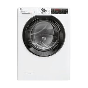 Hoover H-WASH&DRY 350 Freestanding Washer Dryer, 9 Kg Wash + 6 Kg Dry, 1400 RPM, Combined Cycle Class D, Wi-Fi & Bluetooth, Auto Care & Steam Care Pro, White, 60x54x85 cm - H3DPS4966TAMB-80