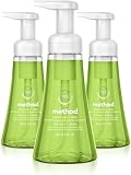 Method Foaming Hand Soap, Green Tea + Aloe, 10 Ounce (Pack of 3)