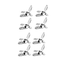 Buyless Fashion 1 Heavy Duty Metal Clips for Suspenders, Pacifiers, Bib Clips, Toy Holder Or Mitten Clips 8 Clips