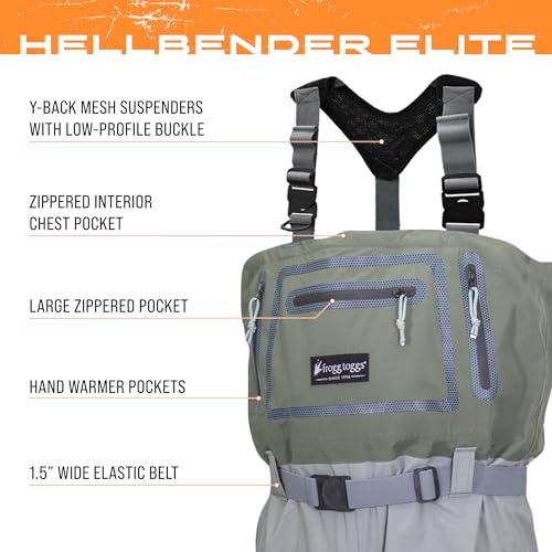 Product Image 3: FROGG TOGGS Men’s Hellbender Elite Ultra-Light Stockingfoot Fishing Chest Wader