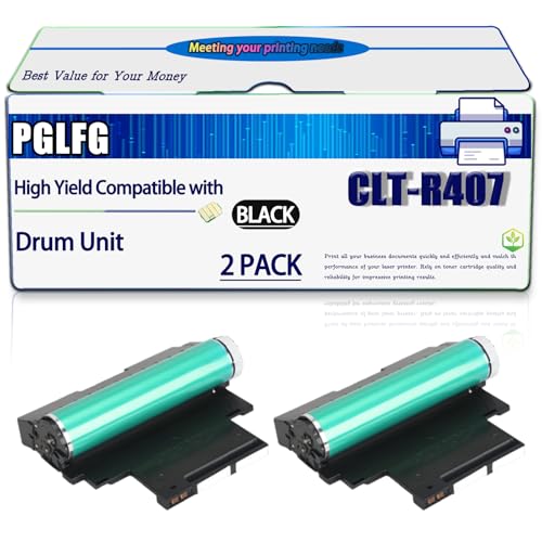 Image of Compatible for Samsung CLT-R407 Drum Unit Work for CLP-320 CLP-320N CLP-320 Series CLP-325 CLP-325N CLP-325 W Printers, High Yield 30000 Pages, with Chip (2-Pack Black)