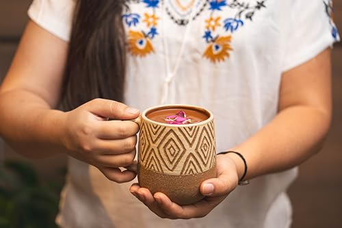 Cacao Adventures Ceremonial Cacao | Tropical Desert Peru 100% Pure Raw Cacao | Dairy Free & Vegan | Unsweetened | Ethically Sourced and Sustainably Grown | Cacao Ceremony | Piura Blanco, 8 oz