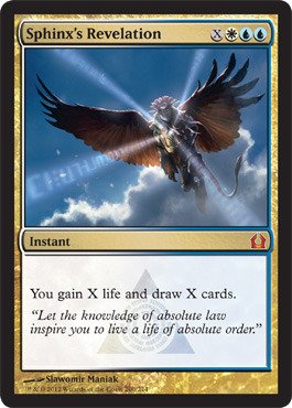 Magic The Gathering - Sphinx's Revelation - Mythic Rare - Single Card - 2012 - Multi-Color Instant