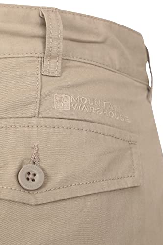 Mountain Warehouse Lakeside Mens Shorts - 100% Durable Twill Cotton Cargo Shorts, Durable Shorts, 6 Pockets - Spring Summer, Walking, Running, Hiking & Camping Beige Men's W28 - Image 6