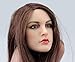 Kimi Toys 1:6 Female Head, Long Hair Girl Head Sculpt Body Dedicated Head Parts Head Model for 12" TBLeague Phicen S07C Body Figure (KT005)