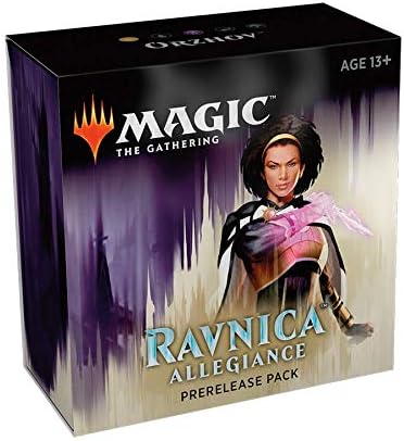 Magic The Gathering: Ravnica Allegiance Prerelease Pack Orzhov (Pre-Pelease Promo + 6 Boosters + d20 Spindown Counter) Kit