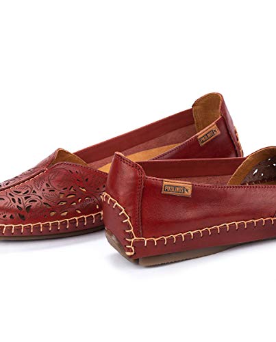 Image of PIKOLINOS Jerez 578-4976 Women's Slip-On Moccasins - Premium Calfskin Leather - Removable Cushioned Insole, Flexible Sole, Lightweight Everyday Comfort