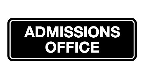 Panneau Admissions Office Signs ByLITA noir : évitez les erreurs d'orientation