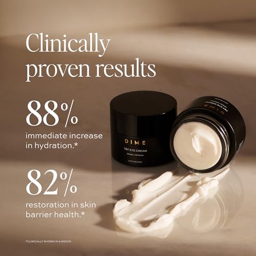 Image of DIME Beauty TBT Eye Cream 0.5 oz (15 ml) - Smooth Fine Lines, Firm Skin, Restore Bounce, Long Lasting Hydration with Bakuchiol
