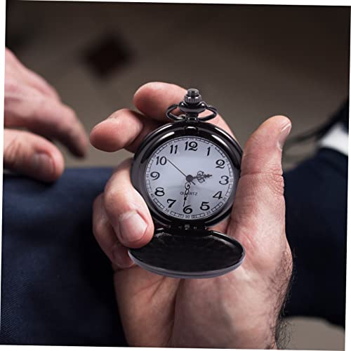 CALLARON 3 Pecas relógio de bolso relógio antigo bolso de liga bolso de quartzo bolso retrô relógio