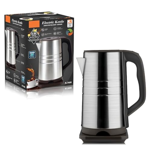 Hervidor Eléctrico De Acero Inoxidable De 3,5 L, Calentador De Agua Automático Multifuncional Con Protección Contra Sobrecalentamiento.