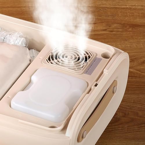 Automatic Ironing Machine Electric Heated Clothes Dryer Heated Clothes Airer With Remote Control Portable Foldable 800W Mini Drying Machine