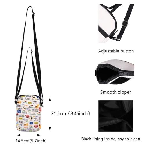 TOBGBE Ted Coach Gifts Drama Sport TV Show Merchandise Canvas Crossbody Bag Funny Goldfish Believe Gift for Women2
