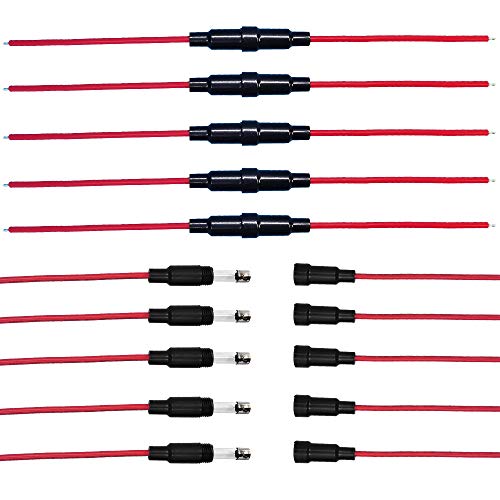 Porte-fusible 16 AWG pour fusible en verre 5A afin de réparer un circuit court