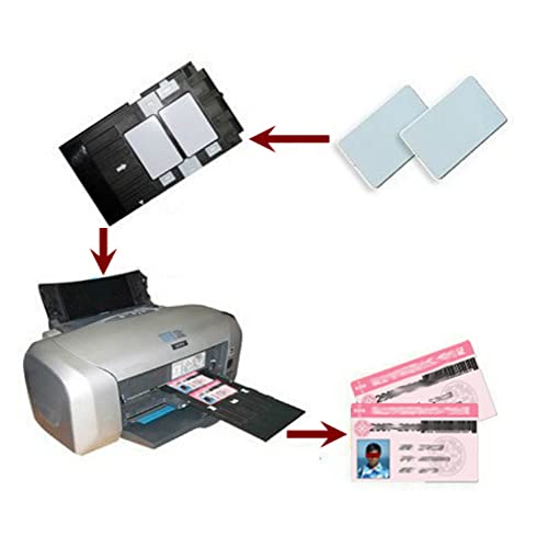 do tacy na karty identyfikacyjne Epson L800 PVC L801 L805 P50 T60 R290 R330 R390 Px700w Px800FW Px665 px660 taca do drukarki atramentowej (kolor: 1 taca na karty PCW)