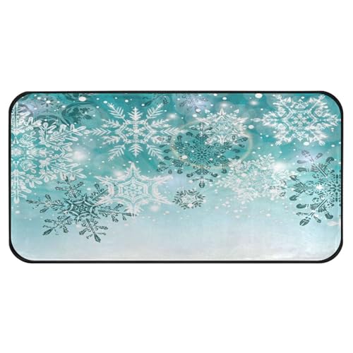 Alfombras de cocina de Navidad para proteger tu suelo con una suave decoración navideña 2
