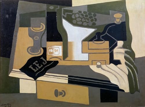 Tableau le moulin à café Juan Gris 60x90cm vintage